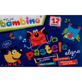 Pastelka Olejové pastelky bambino 12 barev
