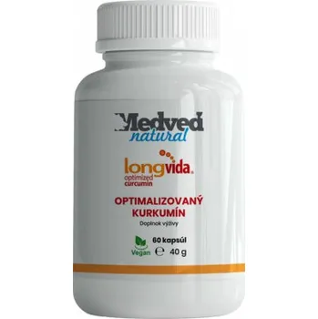 Medveď Medvěd natural LongVida optimalizovaný kurkumin 60 kapslí