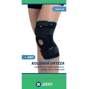 X-JOINT 503 ortéza kolenní s patelární a ligamentární podporou na suchý zip, velikost XL
