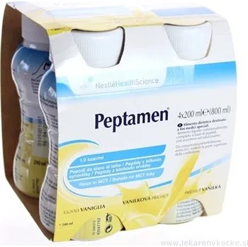 Zdraví Nestlé PEPTAMEN VANILLA 4x200 ml
