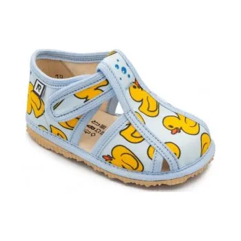 Chlapecká obuv RAK pantofle kachny modré velikost 22