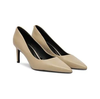 Dámské lodičky Lodičky Calvin Klein Ess Stiletto 70 HW0HW02607 Béžová 36