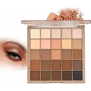 Oční stíny Paletka očních stínů pro líčení, matné a perleťové stíny, 25 barev, sada #4