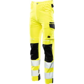 Pracovní obuv ELASTICKÉ VÝSTRAŽNÉ PRACOVNÍ KALHOTY SEVEN KINGS FLASH ŽLUTÉ VEL. 46