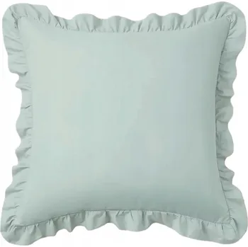 Polštář ZELENÝ BAVLNĚNÝ POVLEK NA POLŠTÁŘ 40x40 Jemný Přírodní Dekorační Premium