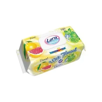 Dětský vlhčený ubrousek Lara vlhčené ubrousky s Grapefruits a Lemon 120 ks