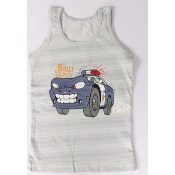 Dámské spodní prádlo EVONA a.s. Chlapecký nátělník se širokými ramínky a potiskem Velikost: 134