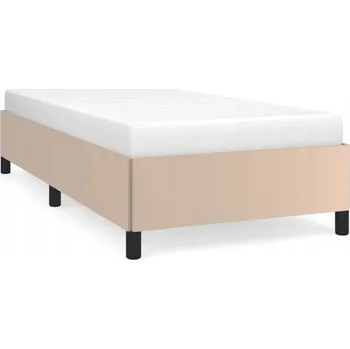 Postel Rám postele cappuccino 203 x 93 x 35 cm, umělá kůže