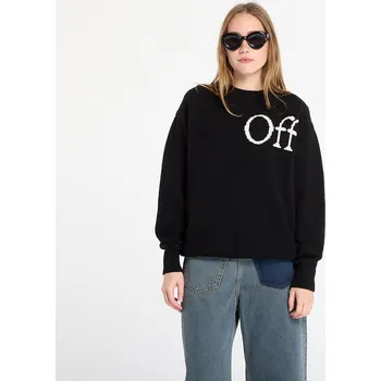 Dámský svetr Svetr Off-White Bookish Shared Knit Crewneck Black/ White S
