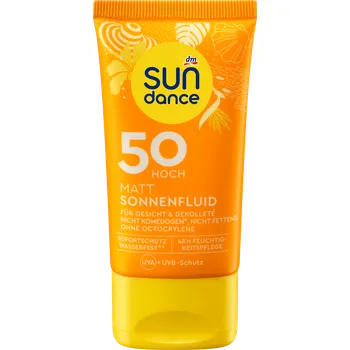 Přípravek na opalování SUNDANCE fluid na opalování matující OF50