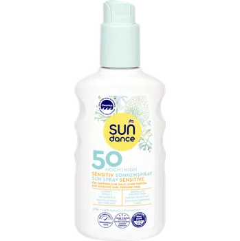 Přípravek na opalování SUNDANCE sprej na opalování Sensitiv OF50
