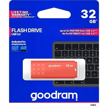 USB flash disk Flash disk GoodRam 32 GB USB 3.0 Oranžový