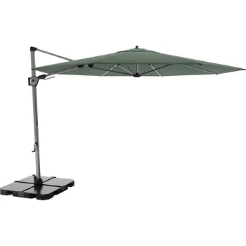 Slunečník KNIRPS Hyperion 340 cm - luxusní výkyvný zahradní slunečník s boční tyčí