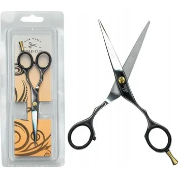 Kadeřnické nůžky GOLD CUT PROFESIONÁLNÍ KADEŘNICKÉ NŮŽKY PE SILVER STŘÍBRNÉ NPES55 5,5"