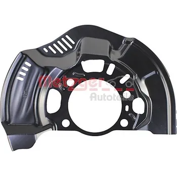 Brzdový systém Ochranný plech proti rozstřikování, brzdový kotouč METZGER 6115316