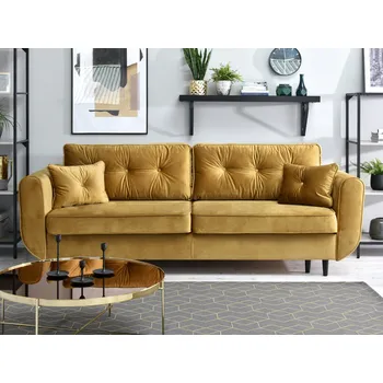 Křeslo Mebel Partner Bacteria (zlatá + černá)