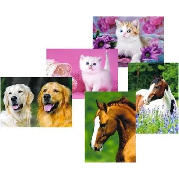 Pohlednice zvířátka mix