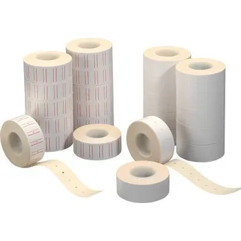 Samolepící etiketa Herlitz – Etikety do kleští – bílé – 12 rolí – 21,6 x 12 mm