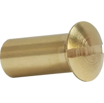 Spojovací materiál Pouzdrová matice M4 mosaz 1 ks