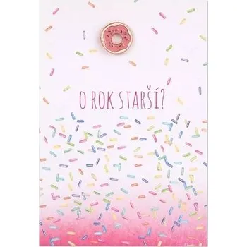 ALBI Přání s broží - Donut