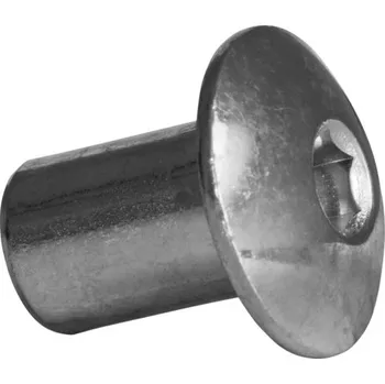 Matice Pouzdrová matice M6 s plochou kulatou hlavou pozinkovaná 1 ks