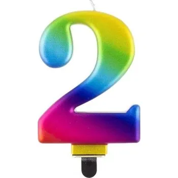 Dortová svíčka GD Svíčky dortové DUHA 2 BC Galaxy