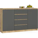 MOB Komoda Akord Koa (dub artisan + šedá)