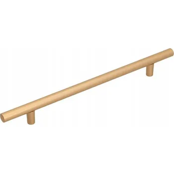 Nábytkové kování Nábytková úchytka reling GAMET RE10 160/220MM ZLATÁ MATNÁ