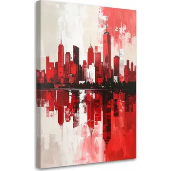 Obraz Obraz do obýváku, ložnice, kanceláře, Červené Město Budovy imitace 30x45