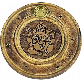 Obraz Podložka pod vonné tyčinky Fénix dřevěná 10 x 10 cm