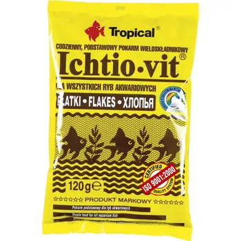 Krmivo pro rybičky Krmivo pro ryby Tropical vločky 120 g Ichthio-Vit