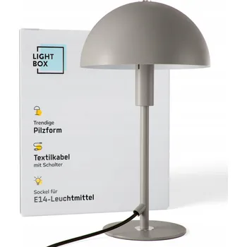 Lampička LIGHTBOX Stolní LED lampa E14 Kovová pro kancelář i ložnici