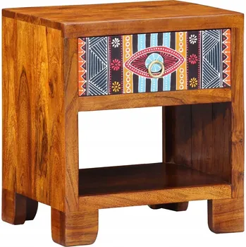 Komoda Boho skříňka z masivního mangového dřeva, 40 x 35 x 45 cm