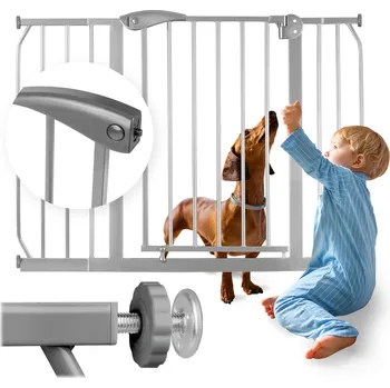 Dětská zábrana Zábrana na schody šedá Nukido 718301