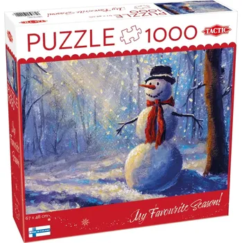 Hračka Puzzle 1000 dílků – Šťastný sněhulák