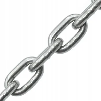 Železářství Nerezový řetěz 4mm krátký článek DIN 766 1 metr