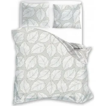 Povlečení BAVLNĚNÉ POVLEČENÍ VELKÉ LISTY 100% BAVLNA 220x200