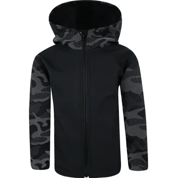 Chlapecká bunda Chlapčenská softshellová bunda Reflexný maskáč
