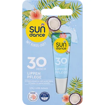 Opalování SUNDANCE balzám na rty OF30 s vůní kokosu