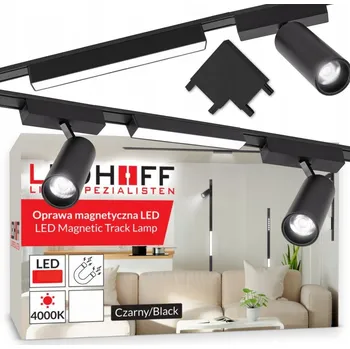 Magnetické lištové osvětlení sada 2x lišta 1m 5x LED reflektor lampa