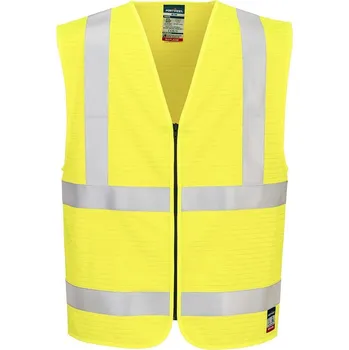 Pracovní obuv Reflexní antistatická nehořlavá vesta EN 20471 Třída 2 vel. XX/3X Žlutá R