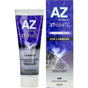 zubní pasta AZ ricerca 3D White zubní pasta s uhlím