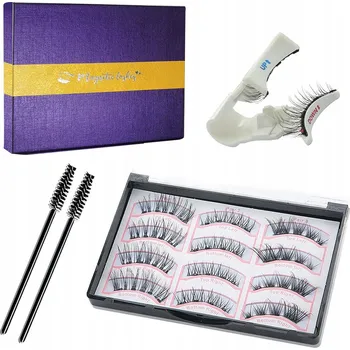 Umělé řasy 3D Magnetické Řasy Umělá sada 3 párů ZALOTKA NA ŘASY