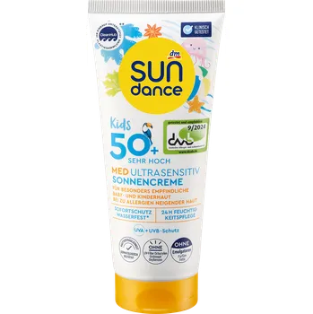 Přípravek na opalování SUNDANCE MED dětský krém Ultra Sensitiv OF50+