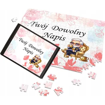 Obraz Puzzle DEN PRARODIČŮ s vaším věnováním s nápisem PERSONALIZOVANÉ A3 A4