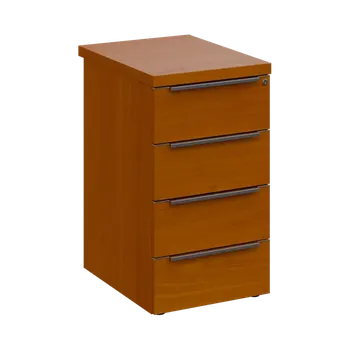 Zásuvkový kontejner SIKC - 61 kontejner přístavný, 4-zásuvkový, deska 36 mm, centrální zámek, třešeň šumavská