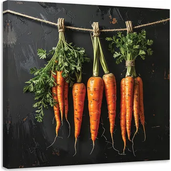 Obraz Obraz do kuchyně restaurace baru jídelny, Mrkve svazek zelenina 60x60