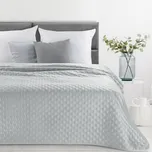 Přehoz na postel FAETANO stříbrná 220x240 cm Mybesthome