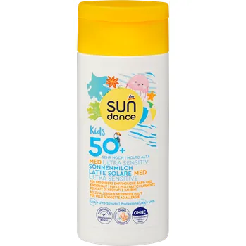 Přípravek na opalování SUNDANCE MED Ultra Sensitiv dětské mléko na opalování OF50+