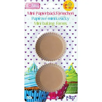 Formička Alvarak papírové košíčky na pralinky Kraftové (50 ks)